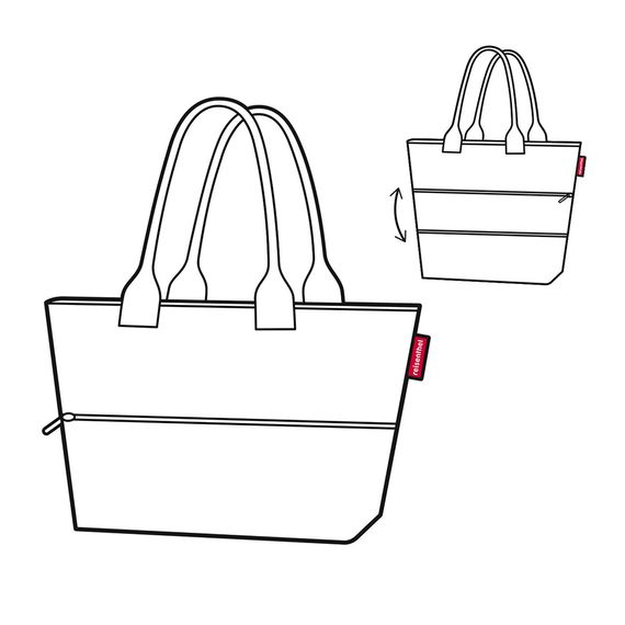 Сумка Shopper E1 glencheck red, Reisenthel, изображение 6