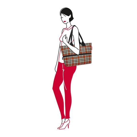 Сумка Shopper E1 glencheck red, Reisenthel, изображение 5
