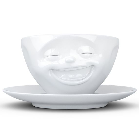 Чайная пара Tassen Laughing, 200 мл, белая, Tassen