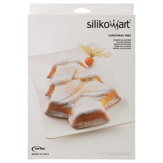 Форма для приготовления пирожного Christmas Tree 28 х 20 см силиконовая, Silikomart, изображение 7