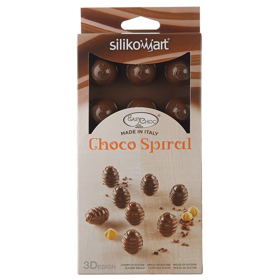 Форма для приготовления конфет Choco Spiral силиконовая, Silikomart, изображение 7