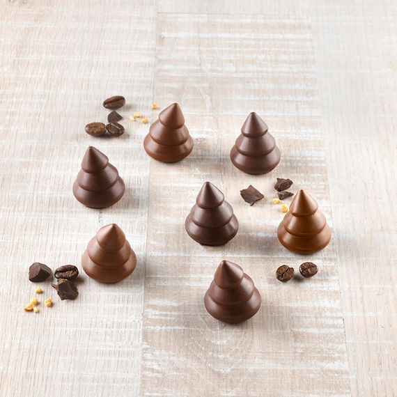 Форма для приготовления конфет Choco Trees силиконовая, Silikomart, изображение 2