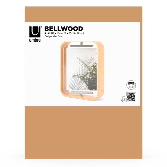 Фоторамка двухсторонняя Bellwood, 19х24, натуральное дерево, UMBRA, изображение 16