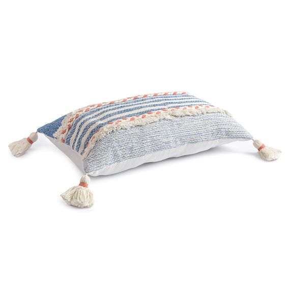 Чехол на подушку с кисточками и бахрамой из коллекции Ethnic, 35х60 см, Tkano, изображение 5