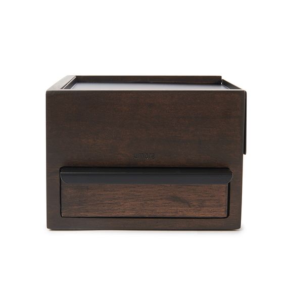 Шкатулка Stowit Mini, черная/орех, UMBRA, изображение 9