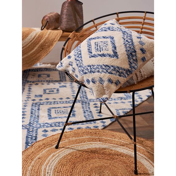 Чехол на подушку из хлопка Nagpur из коллекции Ethnic, 45x45 см, Tkano, изображение 6