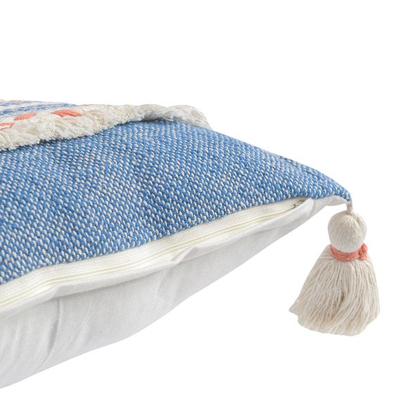 Чехол на подушку с кисточками и бахрамой из коллекции Ethnic, 35х60 см, Tkano, изображение 6