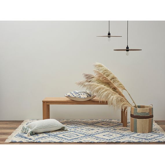 Чехол на подушку из хлопка Nagpur из коллекции Ethnic, 45x45 см, Tkano, изображение 2