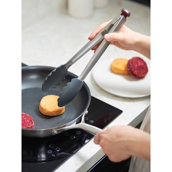 Щипцы кухонные SmartChef, 33,5 см, серо-бордовые, Smart Solutions, изображение 3