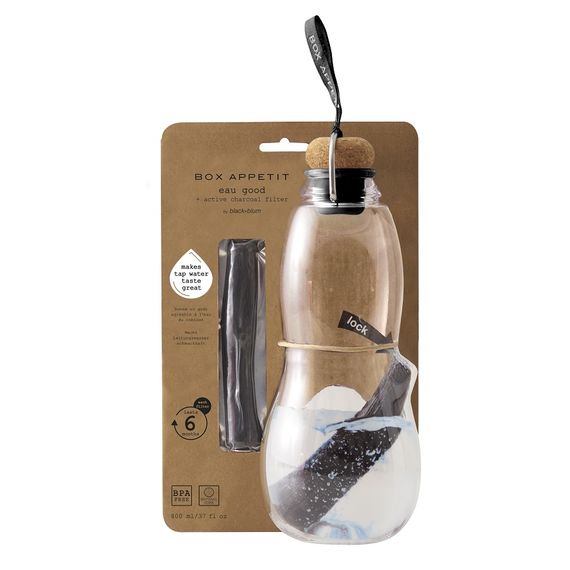Экобутылка Eau Good, 800 мл, черная, BLACK+BLUM, изображение 2