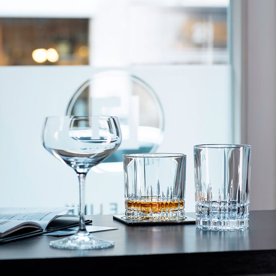 Набор из 12-ти стаканов для виски Double Old Fashioned, 368 мл, прозрачный, бессвинцовый хрусталь, серия Perfect, Spiegelau, изображение 4