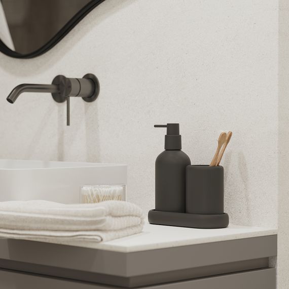 Диспенсер для жидкого мыла Slim, черный, Bergenson Bjorn Bath, изображение 3