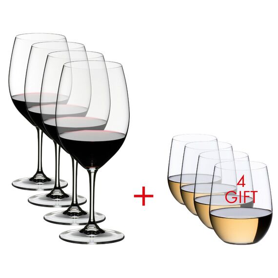 Набор бокалов Vinum Pay 4 Get 8 Value Gift Pack Cabernet Sauvignon/Merlot (Bordeuaux), 8 шт., 5416/59, Riedel, изображение 2