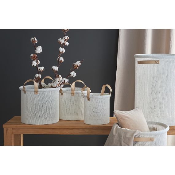 Корзина для хранения Sustainable collection, ?37х52 см, молочная, Bergenson Bjorn, изображение 3