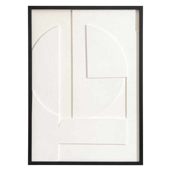 Панно декоративное с эффектом 3D Minimalism, с черной рамой, 50х70 см, Bergenson Bjorn