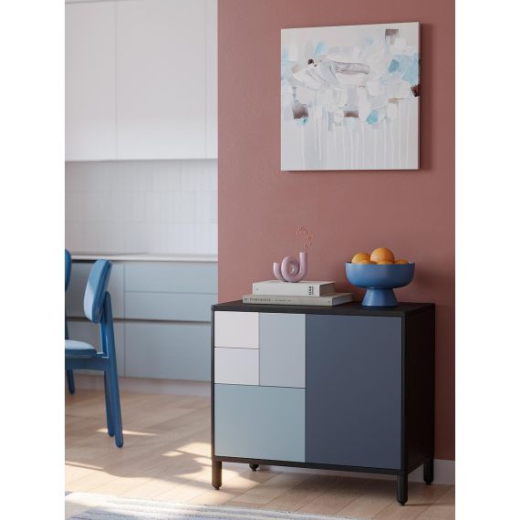 Панно декоративное Fleur, 60х60 см, голубое, Bergenson Bjorn, изображение 5