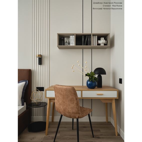 Лампа настольная Texture Sleek, ?24х37 см, черная, Bergenson Bjorn, изображение 7