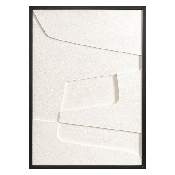 Панно декоративное с эффектом 3D Minimalism, с черной рамой, 50х70 см, Bergenson Bjorn