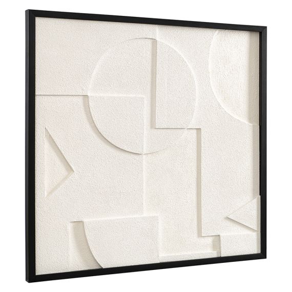 Панно декоративное с эффектом 3D Minimalism, с черной рамой, 60х60 см, Bergenson Bjorn, изображение 4