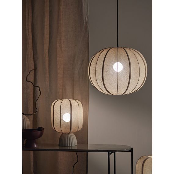 Светильник подвесной Texture Rib, ?48 см, бежевый, Bergenson Bjorn, изображение 10
