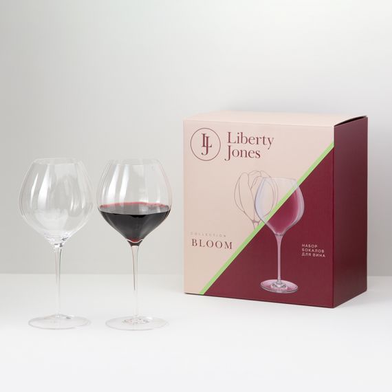 Набор бокалов для вина Bloom, 700 мл, 2 шт., Liberty Jones, изображение 6