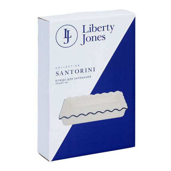 Блюдо для запекания Santorini, 35х23 см, прямоугольное, Liberty Jones, изображение 5