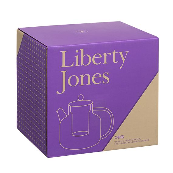 Чайник заварочный Orb, 1,2 л, фиолетовый/зеленый, Liberty Jones, изображение 8