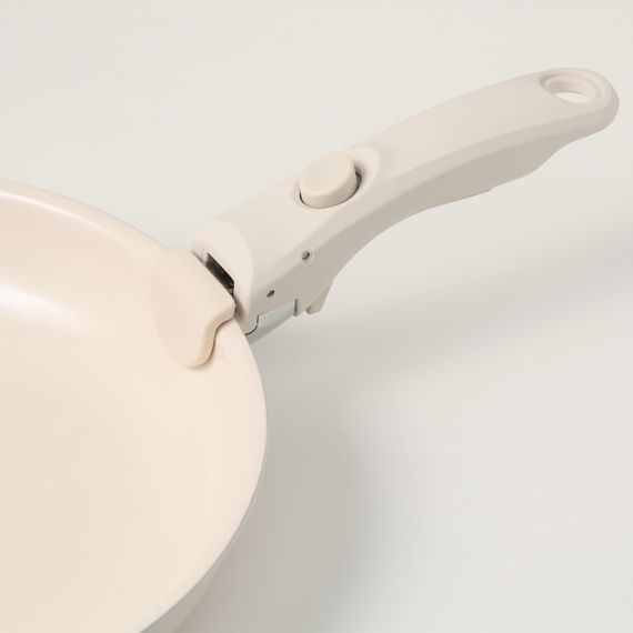 Сковорода с крышкой и съемной ручкой Smart Ceramic, ?24 см, Smart Solutions, изображение 9