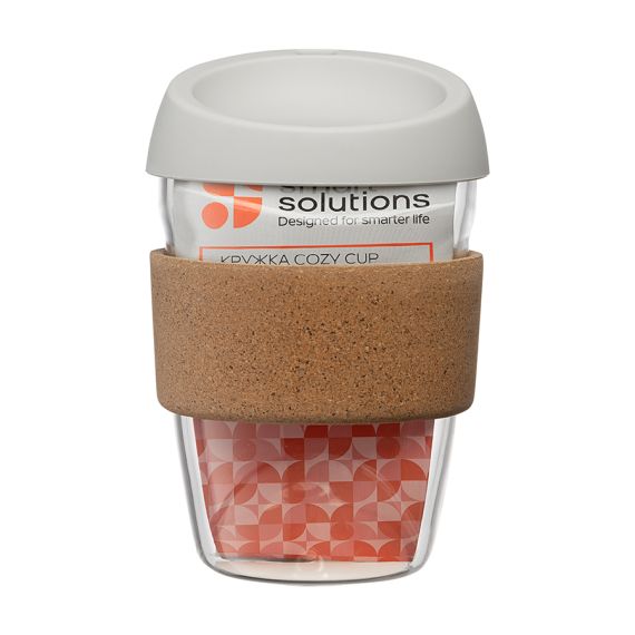 Кружка Cozy Cup, 350 мл, светло-серая, Smart Solutions, изображение 13