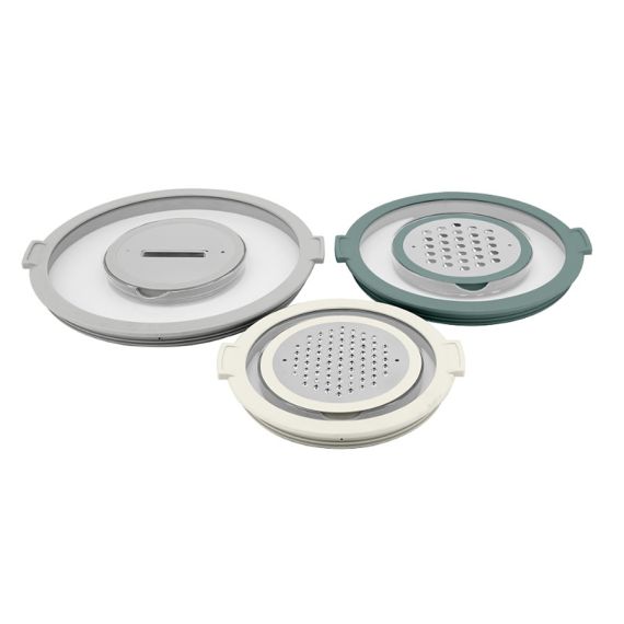 Набор стальных мисок Balance с крышками и терками, 1,5 л/3 л/ 5 л, Smart Solutions, изображение 3