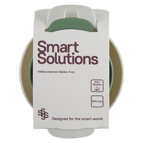 Набор из 3-х воронок и фильтра Bakke, Smart Solutions, изображение 7