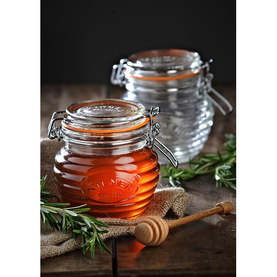 Банка Clip Top с ложкой для мёда 400 мл, Kilner, изображение 3