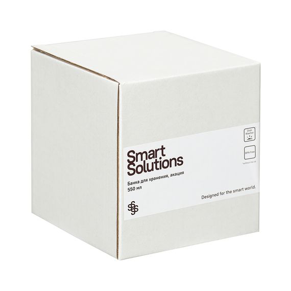Банка для хранения Smart Solutions, 550 мл, акация, Smart Solutions, изображение 12