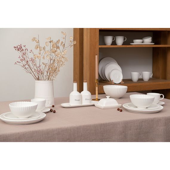 Бутылка для масла белого цвета из коллекции Kitchen Spirit, 250 мл, Tkano, изображение 8