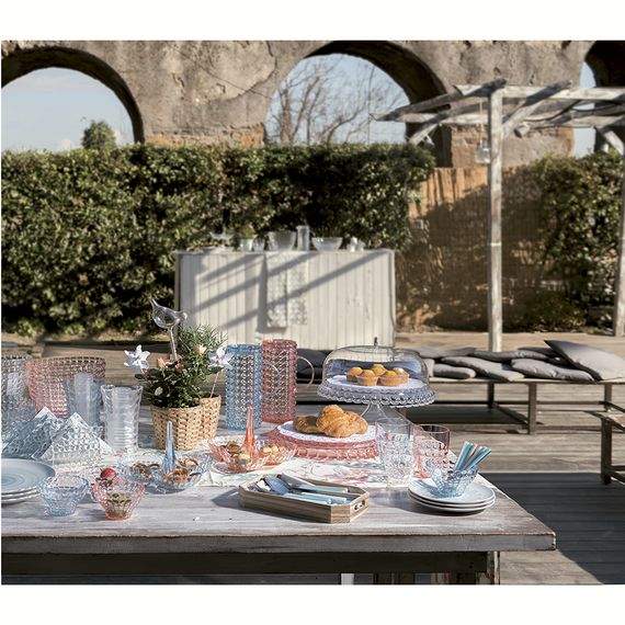 Блюдо для торта с крышкой Tiffany, 30 см, прозрачное, Guzzini, изображение 6