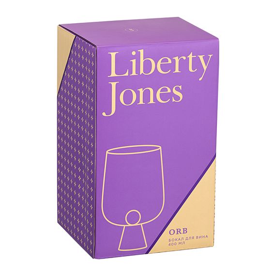 Бокал для вина Orb, 400 мл, прозрачный/синий, Liberty Jones, изображение 13