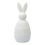 Декор из фарфора белого цвета Trendy Bunny из коллекции Essential, 12,5х12,5x30,5 см, Tkano