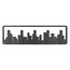 Вешалка настенная Skyline, 50 см, черная, 5 крючков, UMBRA