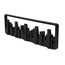 Вешалка настенная Skyline, 50 см, черная, 5 крючков, UMBRA, изображение 7