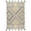 Ковер из хлопка с контрастным узором и кисточками из коллекции Ethnic, 160х230 см, Tkano