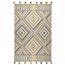 Ковер из хлопка с контрастным узором и кисточками из коллекции Ethnic, 200х300 см, Tkano
