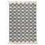 Ковер из хлопка синего цвета Argyle из коллекции Ethnic, 160х230 см, Tkano