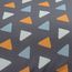 Комплект постельного белья из сатина мятного цвета с принтом Triangles из коллекции Wild, 150х200 см, Tkano, изображение 5