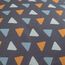 Комплект постельного белья из сатина с принтом Triangles из коллекции Wild, 150х200 см, Tkano, изображение 4