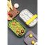 Ланч-бокс с приборами Food Time, 1 л, зеленый/серый, Smart Solutions, изображение 4