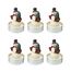 Набор декоративных свечей Festive snowman из коллекции New Year Essential, 6 шт., Tkano