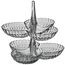 Набор менажниц Tiffany, серые, 2 шт., Guzzini