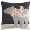 Подушка вязаная с новогодним рисунком Polar bear из коллекции New Year Essential, 45х45 см, Tkano