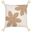 Подушка декоративная с аппликацией Flowers из коллекции Ethnic, 45х45 см, Tkano