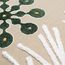 Подушка декоративная с вышивкой Snow flakes из коллекции New Year Essential, 45х45 см, Tkano, изображение 10